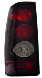 03-06 Silverado Tail Lamps, Black, by AnzoUSA