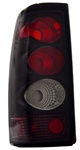 99-02 Silverado Tail Lamps, Black, by AnzoUSA