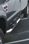 99-08 Superduty Big Step 4" Round Stainless Side Bars by Aries