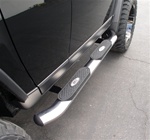 07-09 FJ Cruiser 4" Deluxe Oval Side Bars by Aries