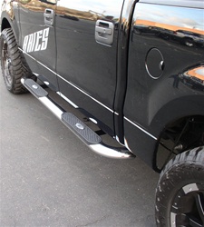 04-07 F-150/250 4" Deluxe Oval Side Bars by Aries