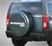 Painted Rigid Tire Cover - Hummer H3