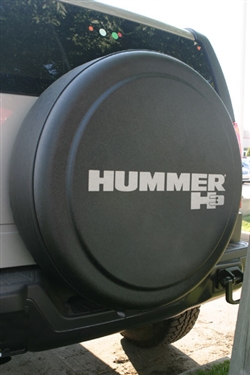 Unpainted Rigid Tire Cover - Hummer H3