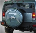 H2 35" Rigid Tire Cover W/ License Plate ('05-'10)