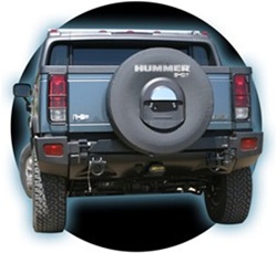 Hummer H2 (05-10) Soft Non-Reflective Tire Cover by Boomerang