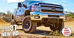 6.5" High Clearance Lift Kit - 2011+ Chevy/GMC 2500/3500HD 4WD Gas/Diesel by BDS