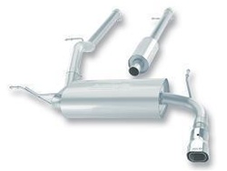 07-08 Wrangler Unlimited Single Side Exit Stainless Steel Cat-back Exhaust System by Borla