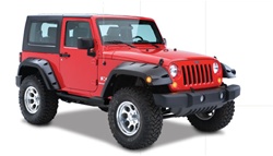 07-08 Jeep Wrangler Jk Pocket Style Fender Flare by Bushwacker