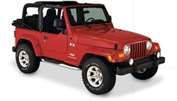 97-06 Jeep Wrangler Pocket Style Fender Flares (4¾") by Bushwacker