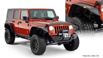 07-Up Jeep Wrangler Jk 4 Door Flat Style Fender Flare by Bushwacker