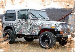 Jeep Wrangler Camo Kit (120 sq. ft. - 6 Sheet Kit)