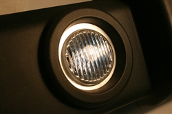 '07-'10 JEEP JK Bumper Fog Light Kit w/ Aluminum Ring by Delta DEL-01-3039-HIDJ