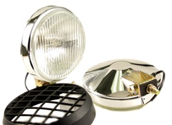 Delta 100 SERIES 6" THINLINE XENON FOG LIGHT KIT - CHROME, 55W