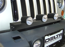 '07-'11 Jeep JK Bullet Grill HID Light Bar By Delta DEL-01-9522-HID3