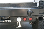 '97-'11 Jeep Wrangler Rear Ground Bar 5-Functions - Stop/Turn / Backup + Backup Sensors & Camera By Delta DEL-01-9585-CAS