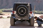 07-08 Jeep JK Wrangler Rear Bumper with Tire Carrier