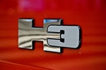 Factory replacement logo for rear of Hummer H3