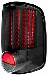 04-07 F150 Styleside L.E.D. Tail Lamps Bermuda Black by IPCW