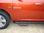 N-Fab's Wheel-to-Wheel Nerf Steps for '09 Dodge Ram Quad Cab 4 Door 5'7" Bed ***Large Rear Door***