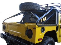 Slant Back Tire Carrier- Soft Top