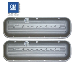 Chevrolet® 396, 427, 454, & 502 Big Block Valve Covers with Raised CHEVROLET Script Valve Covers PML-9737