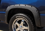 Rivet Style Fender Flair Rear Set (2) Chevrolet Silverado/ GMC Sierra by Prestige PPF-RX103B