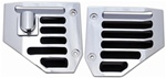 H2/SUT Chrome Billet Side Vents 2004+ by Pirate Manufacturing