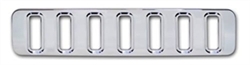 #H20022-1SC H2 Hummer Smooth Chrome Billet Lower Mini Grill 03-10