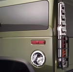 H2 03-05 Fuel Tank Door Cover Set by Putco