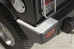 H2/SUT Chrome Rear Bumper Covers by Putco