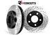 Hummer H2 Drilled Rotors Factory Replacement Rear By Brembo - Set of 2