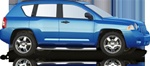 2007-2009 Jeep Compass Max Bars Side Steps by Romik