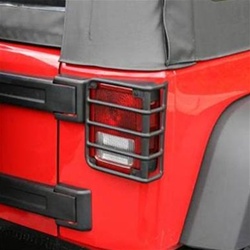 07-10 Wrangler Euro Tail Light Armor OE Style by Rugged Ridge