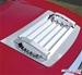 H3 Mirror Shine Stainless Steel Top Hood Grille Panel w/Billet Aluminum Handles by RealWheels