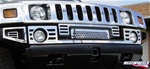 HUMMER H2 Slotted Bumper Overlay Kit (Front Complete) By Realwheels