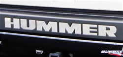 HUMMER H2/SUT Bumper Letter Inserts by RealWheels