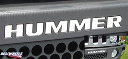 HUMMER H3 Bumper HUMMER Letters by RealWheels