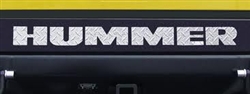 HUMMER H3 Bumper HUMMER Letters by RealWheels