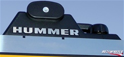 HUMMER H2/SUT Crossbar Letter Inserts by RealWheels