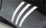 2010 Camaro Stainless Steel Rear Side Vents by Realwheels