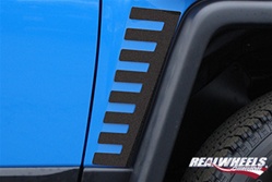 FJ Black Rear Lower Accent Trim (2pc Set) by RealWheels