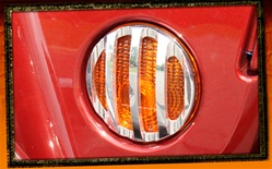 Jeep Wrangler JK Billet Aluminum Front Marker Light Surrounds by RealWheels