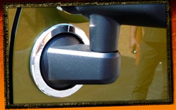 Jeep Wrangler JK Billet Aluminum Side Mirror Surrounds by RealWheels - Black Powdercoat