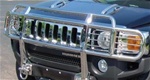 HUMMER H3/H3T Double-Tier Brush Guard With Inserts Stainless Steel by RealWheels