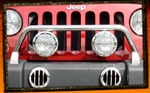Jeep Wrangler JK Stainless Steel Prerunner Bar by RealWheels