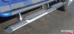 HUMMER H2 Straight Tube W/ Stainless Steel Step, Upper Tube Façade by RealWheels