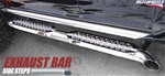 HUMMER H3 Exhaust Bar Side Steps without sports rails - With Rails by RealWheels