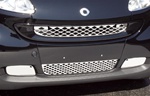Stainless Steel Front Grille and Fog Lights Overlay by Real Wheals