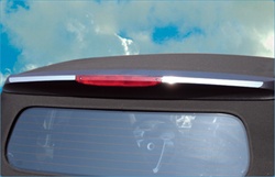 Stainless Steel CABRIOLET Rear Upper Brake Light Trim by Real Wheals