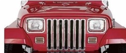 97-06 Jeep Wrangler Ghrome Grille Insert By Rampage